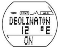 CRIVIT IAN 34232 - Saisie de l'angle de declinaison pour le nord géographique (True North) - 3