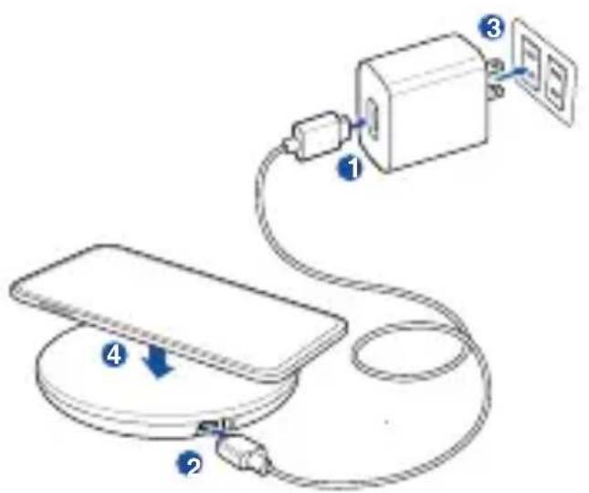 ASUS Wireless Power Mate W1GAWPM - 使用您的无线充电盘 - 1