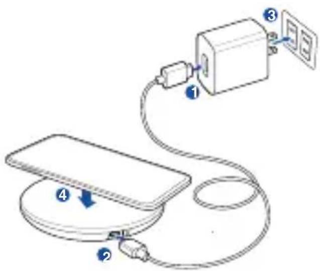 ASUS Wireless Power Mate W1GAWPM - 使用您的無線充電盤 - 1