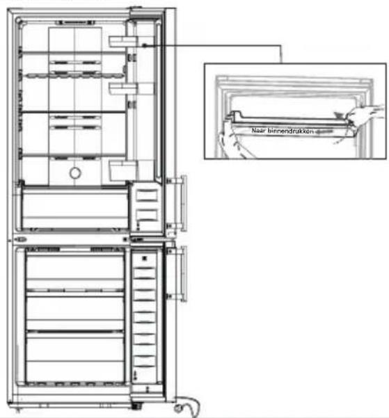 HISENSE RB372N4AC2 - Het omkeren van de deur - 1