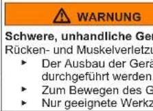 SIEMENS KG56NVWF0N - Austauschen des oberen Turscharniers - 2