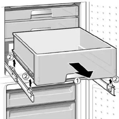 SIEMENS KG56NVWF0N - Odobratie vysuvnej nadoby - 1