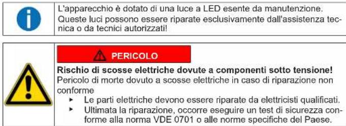 SIEMENS KG36V6WEP - Sostituzione della luce a LED superiore - 1