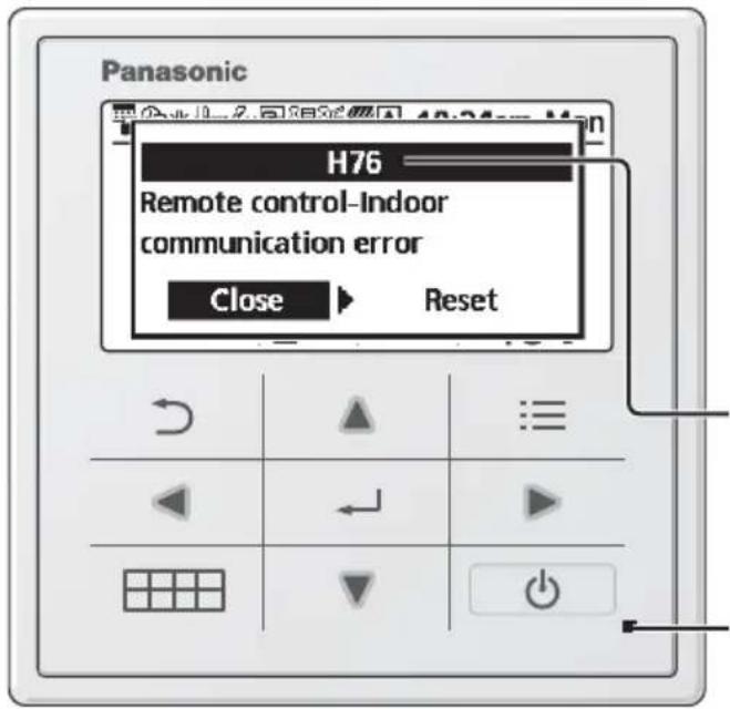 PANASONIC WHADC1216H6E5C - Troubleshooting - 1