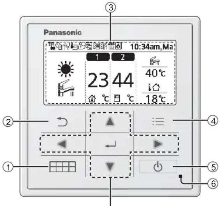 PANASONIC WHADC1216H6E5C - Snelmenu-knop - 1