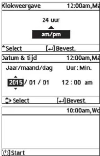PANASONIC WHADC1216H6E5C - Instellen van de klok - 2