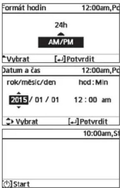 PANASONIC WHADC1216H6E5C - Nastavení hodin - 2