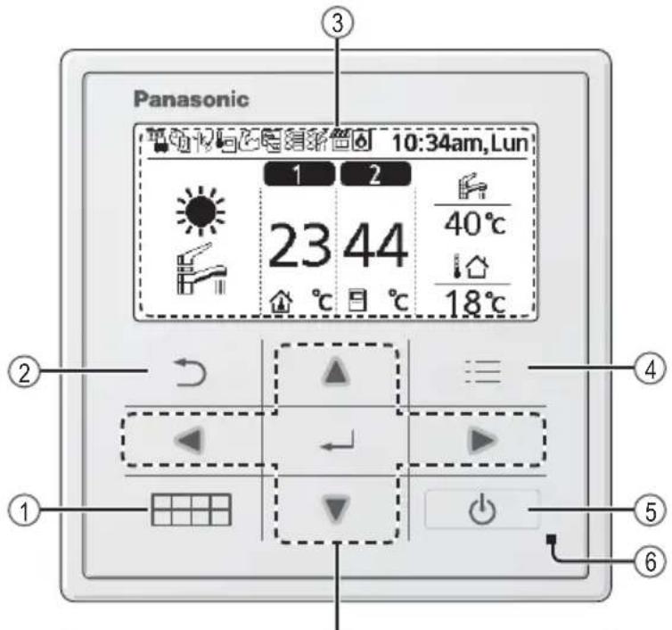 PANASONIC WHADC1216H6E5C - Touches / Voyant - 1