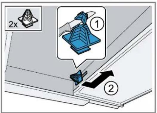 CONSTRUCTA CD30646 - Changing the filter pull-out's limit stop - 1