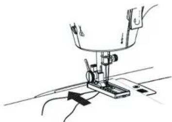 SOLAC Cotton 12 SW8229 - Sewing a buttonhole - 1