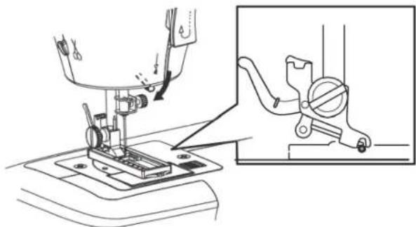 SOLAC Cotton 12 SW8229 - Install the buttonhole presser foot. - 3