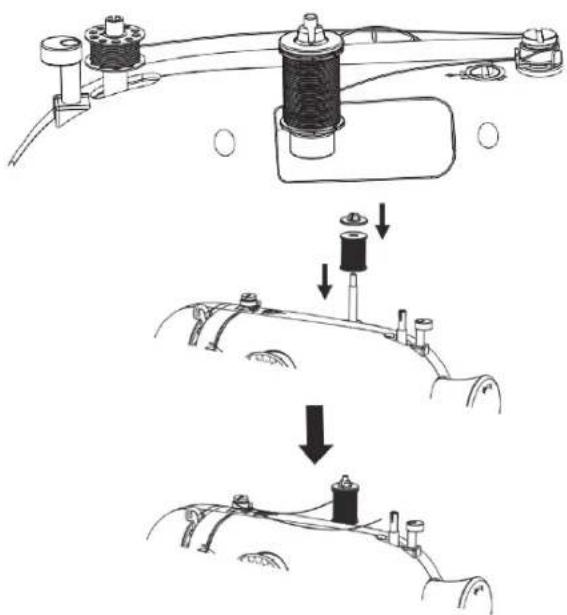 SOLAC Cotton 12 SW8229 - WINDING THREAD ONTO THE BOBBIN - 1
