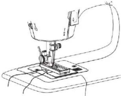 SOLAC Cotton 12 SW8229 - Colocacao do calcador para ilhos. - 5