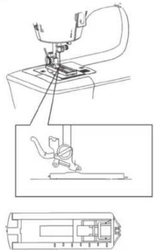 SOLAC Cotton 12 SW8229 - Colocacion del prensatelas para ojales. - 2
