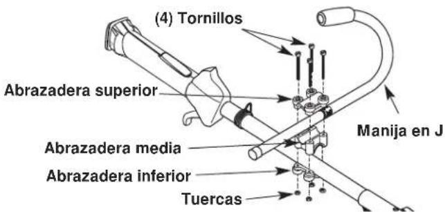 TROY-BILT TB475SS - INSTALACION Y AJUSTE DE LA MANIJA EN J - 1