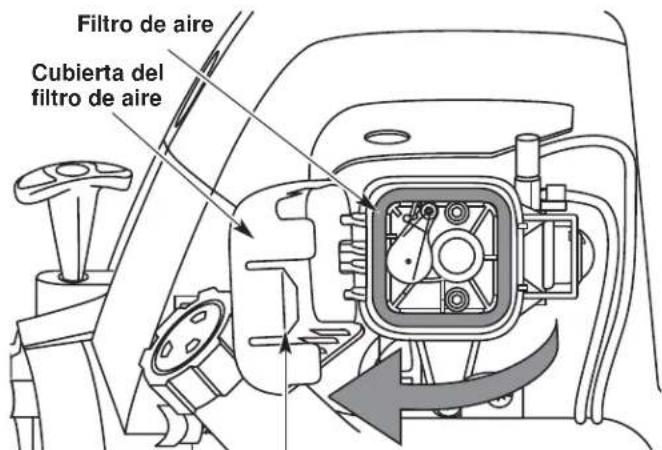 TROY-BILT TB475SS - Limpieza del filtró de aire - 2