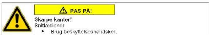 Profilo DF1024WFVV - Udskifting at LED-lampe foroven - 3