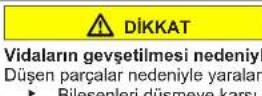 Profilo DF1024WFVV - Kapinin ust menteşesinin degistirilmesi - 8