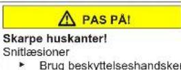Profilo CMI140LTR - Udskifting af drolas - 4