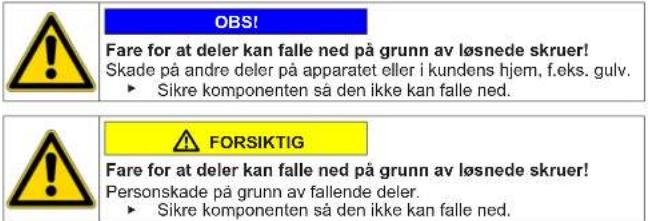 Profilo CGA252XVTR - Demontering av dor - 1