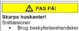 Profilo CMH140LTR - Udskifting af tromleys - 2