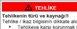 Profilo CMH140LTR - Ikaz bilgilerinin yapisi - 2