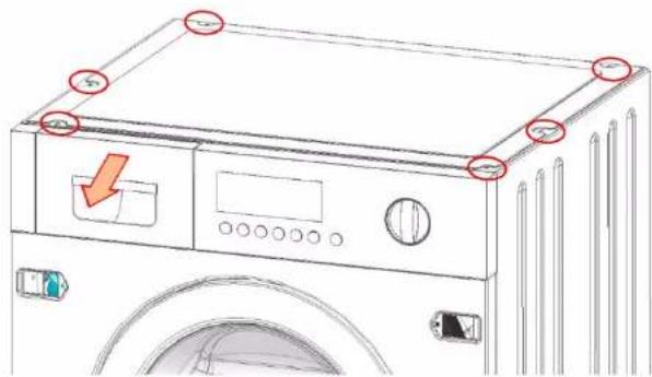 NEFF V6540X2 - Ta bort manoverpanel - 1