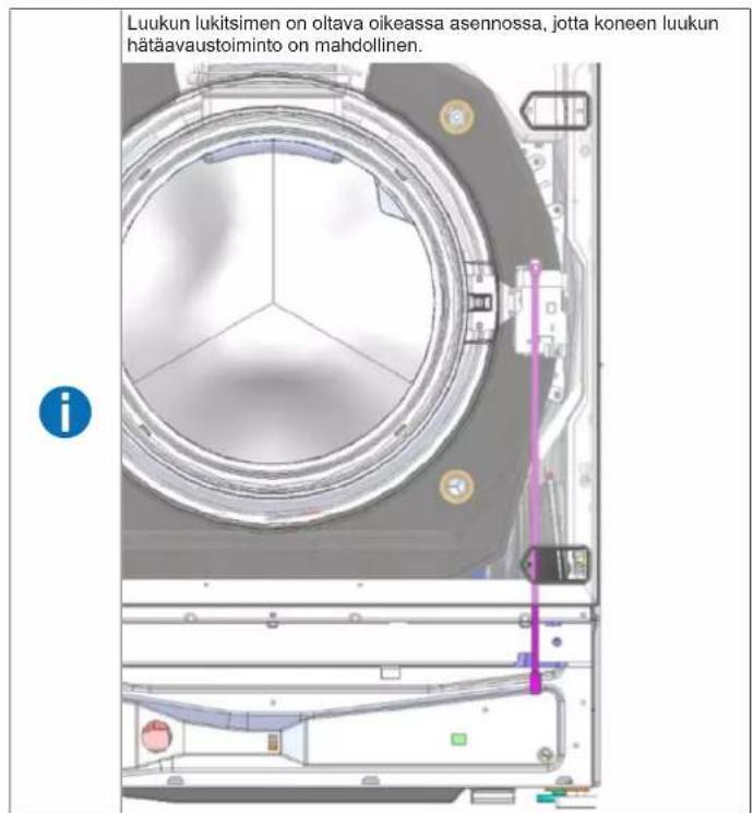 NEFF V6540X2 - Luukun lukitsimen asennus - 1