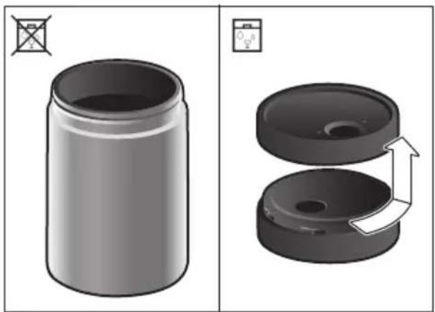 NEFF C17KS61G0 - Cleaning the milk container - 1