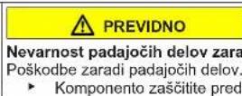Profilo BD3056WFVN - Zamenjava zgornjega tečaja vrat - 8