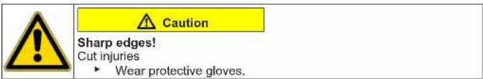 Profilo BD3056WFVN - Replacing door upper hinge (door with display) - 2