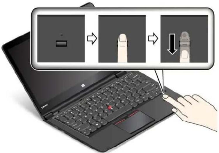 LENOVO ThinkPad P40 Yoga - Passagedudoigtsurlelecteurd'empreintesdigitales - 1