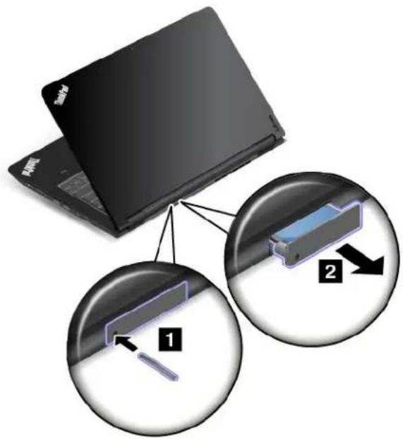 LENOVO ThinkPad P40 Yoga - Installationouremplacementdelacartemicro-SIM - 2