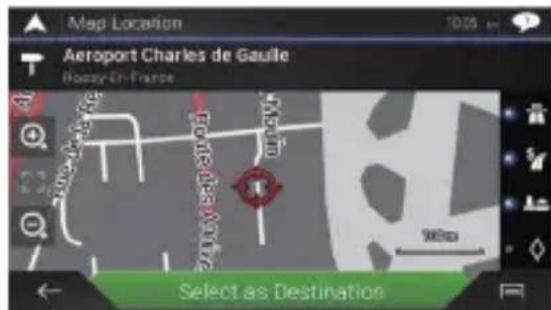 PIONEER AVICZ6110BT - Searching for a location by address - 2