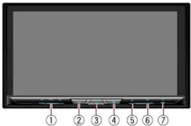 PIONEER AVICZ6110BT - Basic hardware buttons - 1