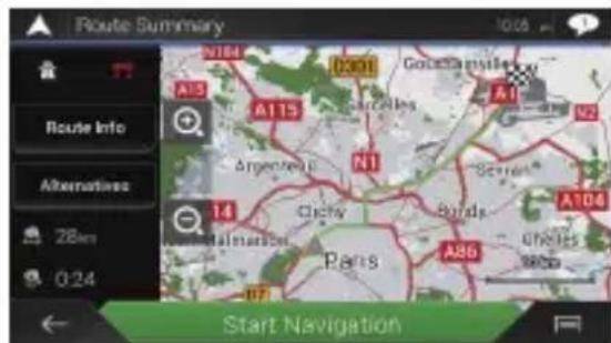 PIONEER AVICZ6110BT - Searching for a location by address - 3