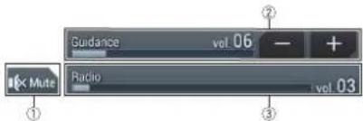 PIONEER AVICZ810DAB - Réglage du volume - 1