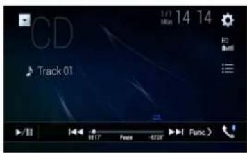 PIONEER AVICZ810DAB - Écran de source audio 1 - 1