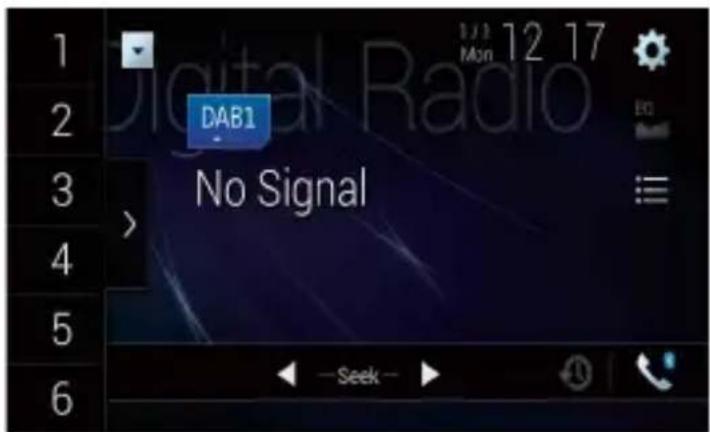 PIONEER AVICZ6330BT - Écran de la fonction Radio numérique - 1
