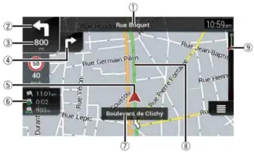 PIONEER AVICZ6330BT - Écran de la carte - 1