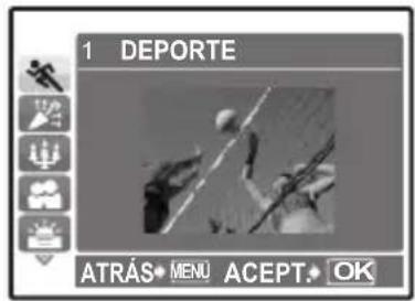OLYMPUS X745 - Modos de escena - 1