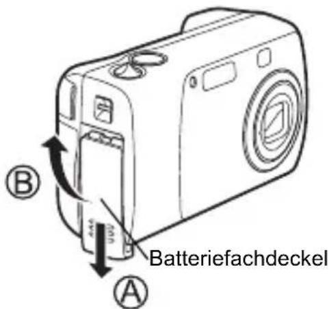 OLYMPUS Camedia X100 - EINLEGEN DER BATTERIEN - 2
