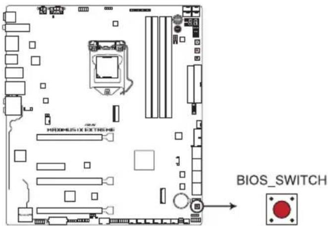 ASUS ROG MAXIMUS IX EXTREME - BIOS Switch ボタン (BIOS\_SWITCH) - 1