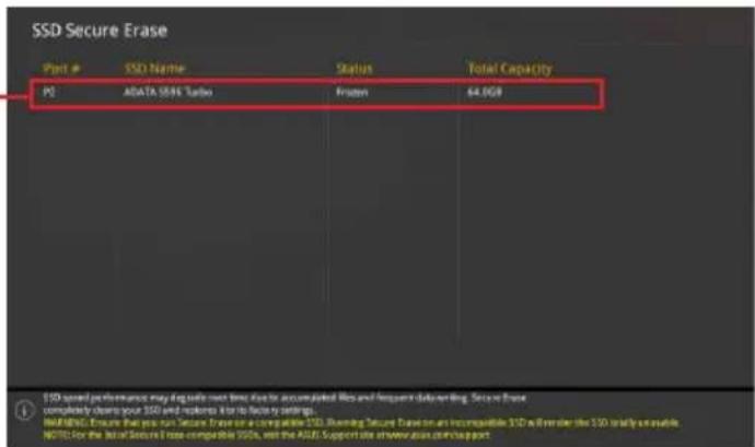 ASUS ROG MAXIMUS IX EXTREME - Secure Erase - 4