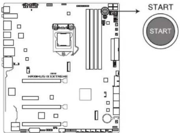 ASUS ROG MAXIMUS IX EXTREME - 電源ボタン (START) - 1