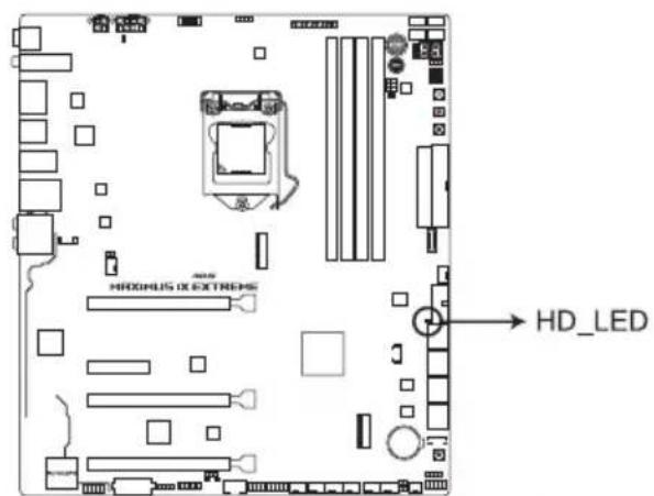 ASUS ROG MAXIMUS IX EXTREME - ハードディスクLED (HD\_LED) - 1