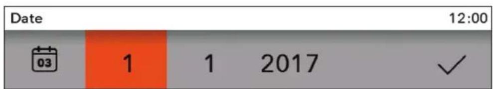 Pelgrim OVM834MAT - EINSTELLUNG DES DATUMS - 1