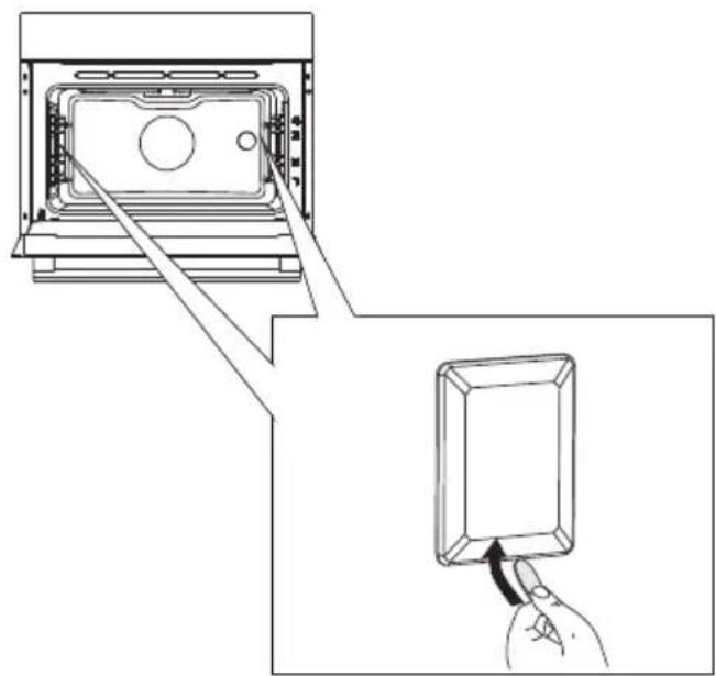Pelgrim OVM834MAT - REPLACING THE BULB - 1