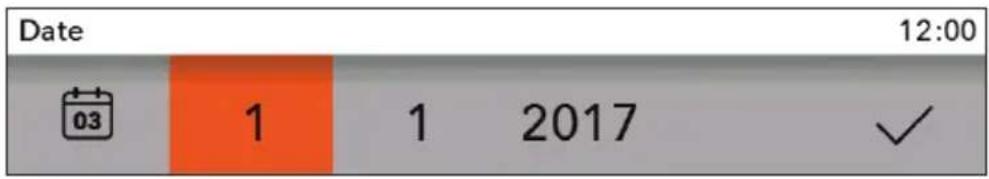 Pelgrim OVM834MAT - SETTING THE DATE - 1