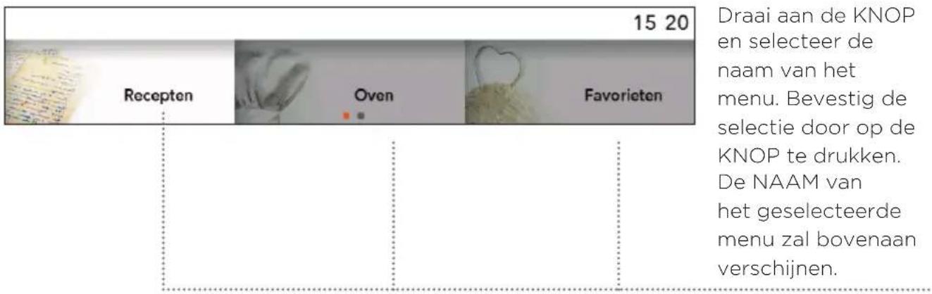 Pelgrim OVM834MAT - DE HOOFDMENU'S SELECTERENOM TE BAKKEN - 1